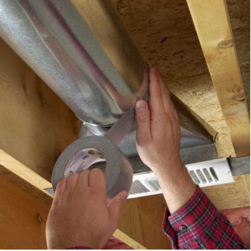 Duck Brand HVAC Metal Repair Aluminum Foil Tape 1.88 in. x 45 yd - Image 5