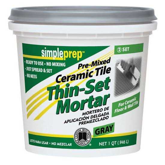 Custom Building Products SimpleSet Pre-Mixed Thin-Set Mortar 1 qt - Image 3