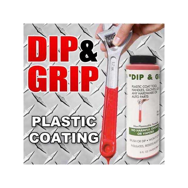 Dip and Grip Rubberized Plastic Coating 8 fl. oz - Image 4
