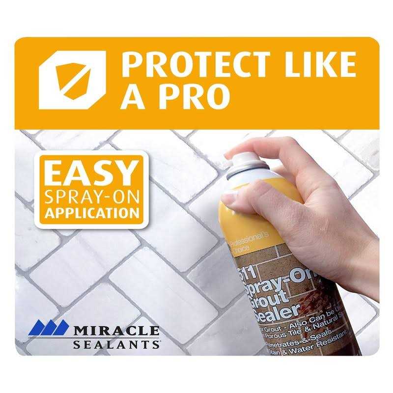 Miracle Sealants 511 Spray-On Grout Sealer GRTSLRAEROCS - Image 3