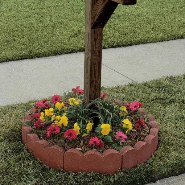 Pavestone 12 in. x 2 in. x 5.25 in. River Red Curved Concrete Edger - Image 3