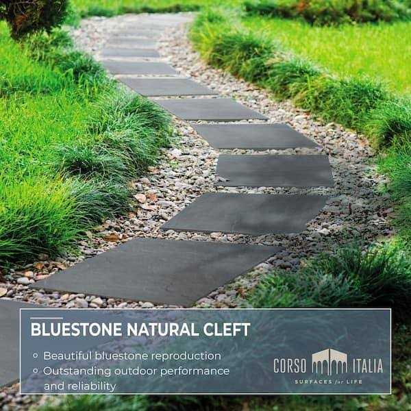 Corso Italia Bluestone Natural Cleft 0.75 Stone Look Porcelain Paver - Image 4