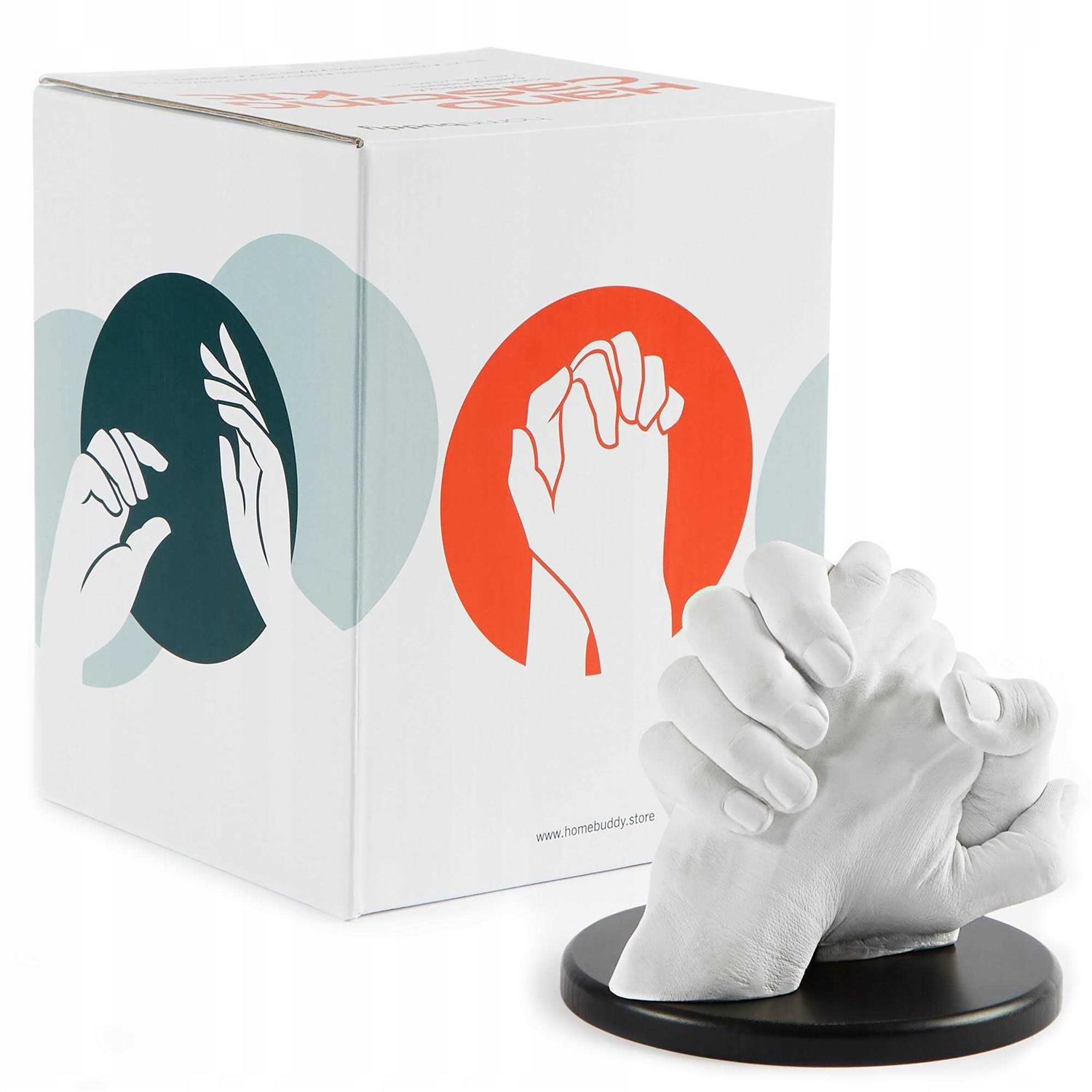 HomeBuddy Hand Casting Kit with Practice Kit Keepsake Hand Mold Kit Couples - Image 4