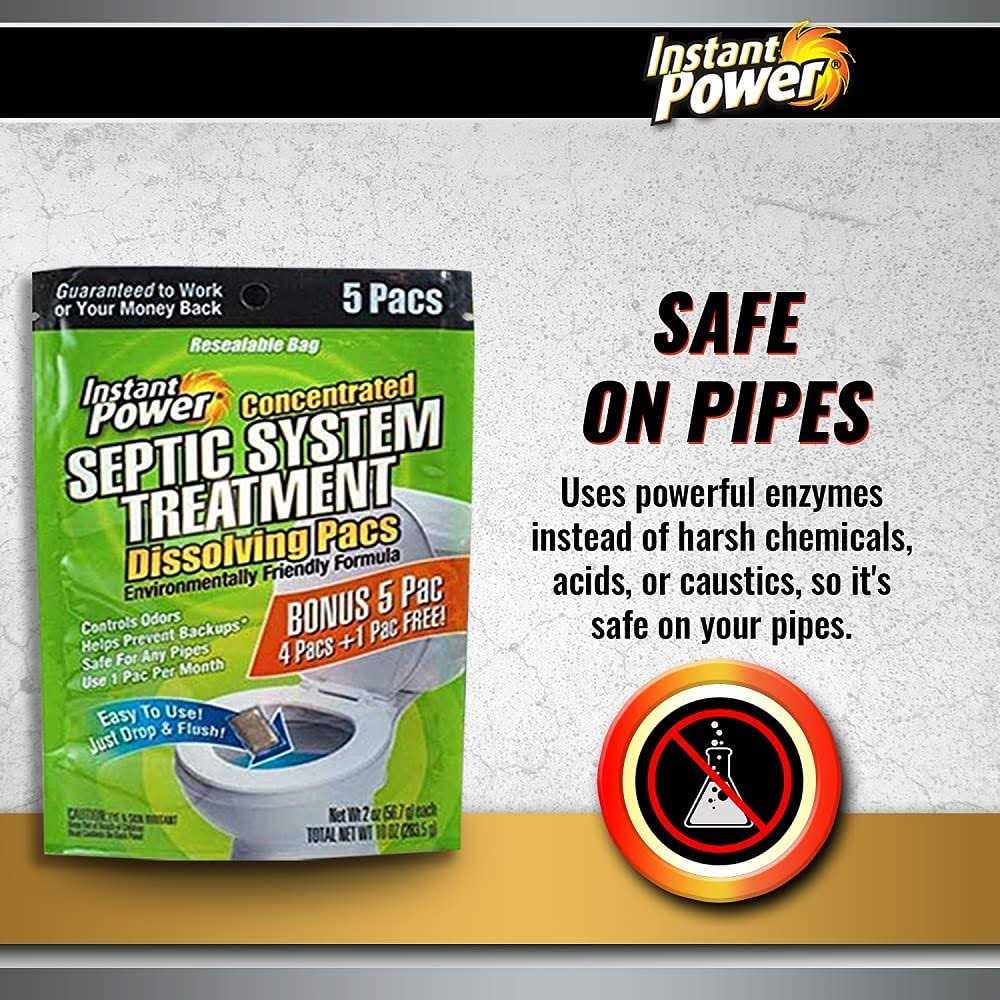 Instant Power Septic System Treatment Dissolving Pacs - Image 4