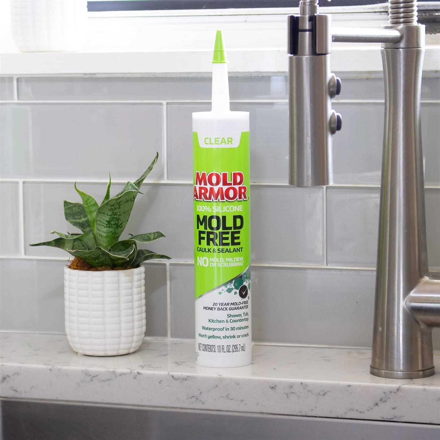 Mold Armor Clear Silicone Caulk - Image 4
