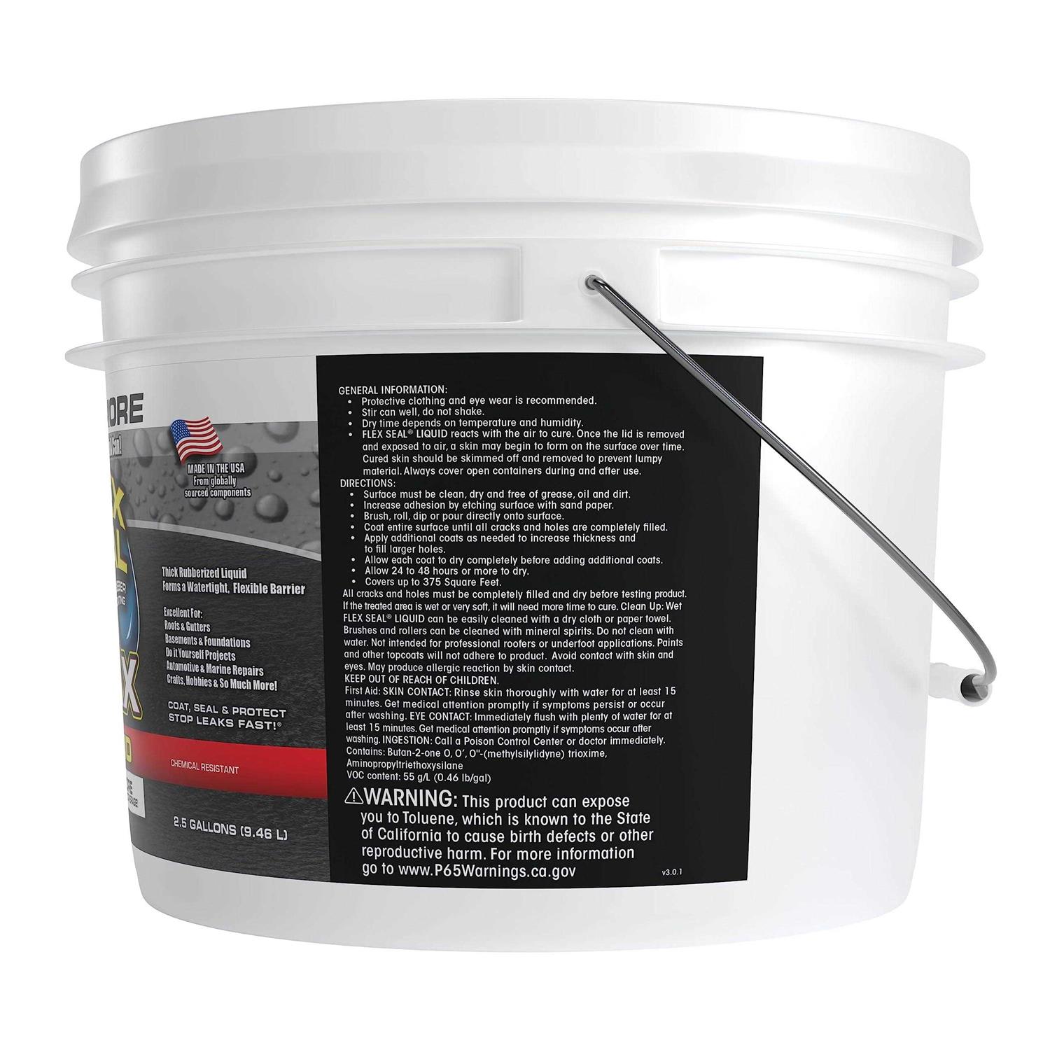 Flex Seal Liquid MAX 2.5 Gal - Image 4