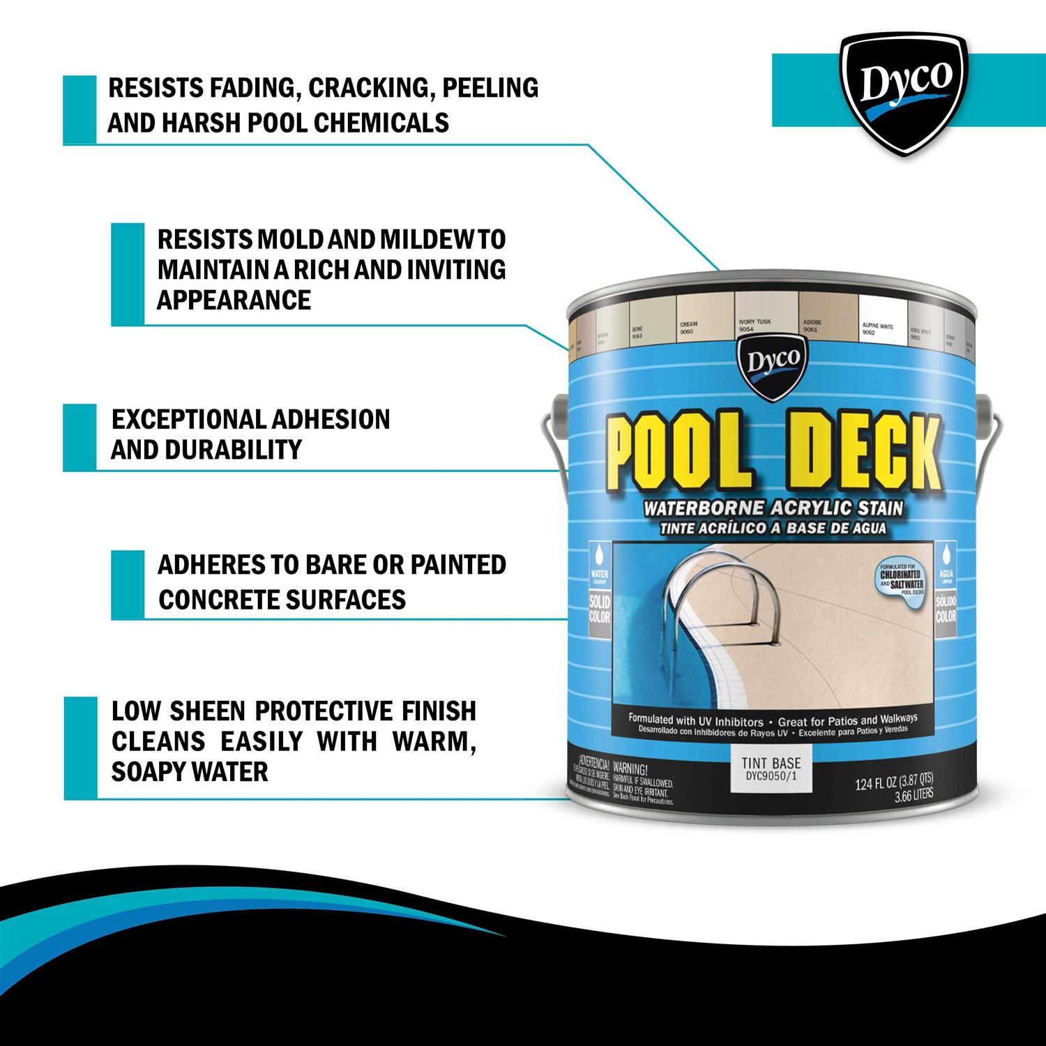 Dyco Pool Deck Concrete Stain - Image 3