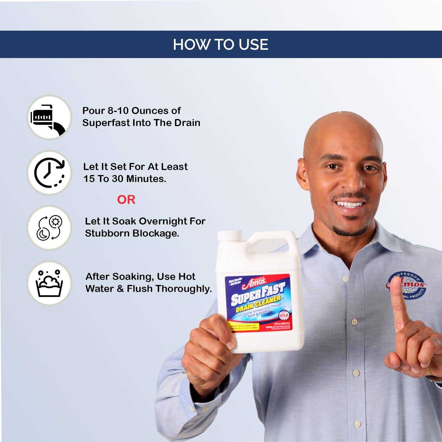 Professor amos' superfast Drain Cleaner - Image 4