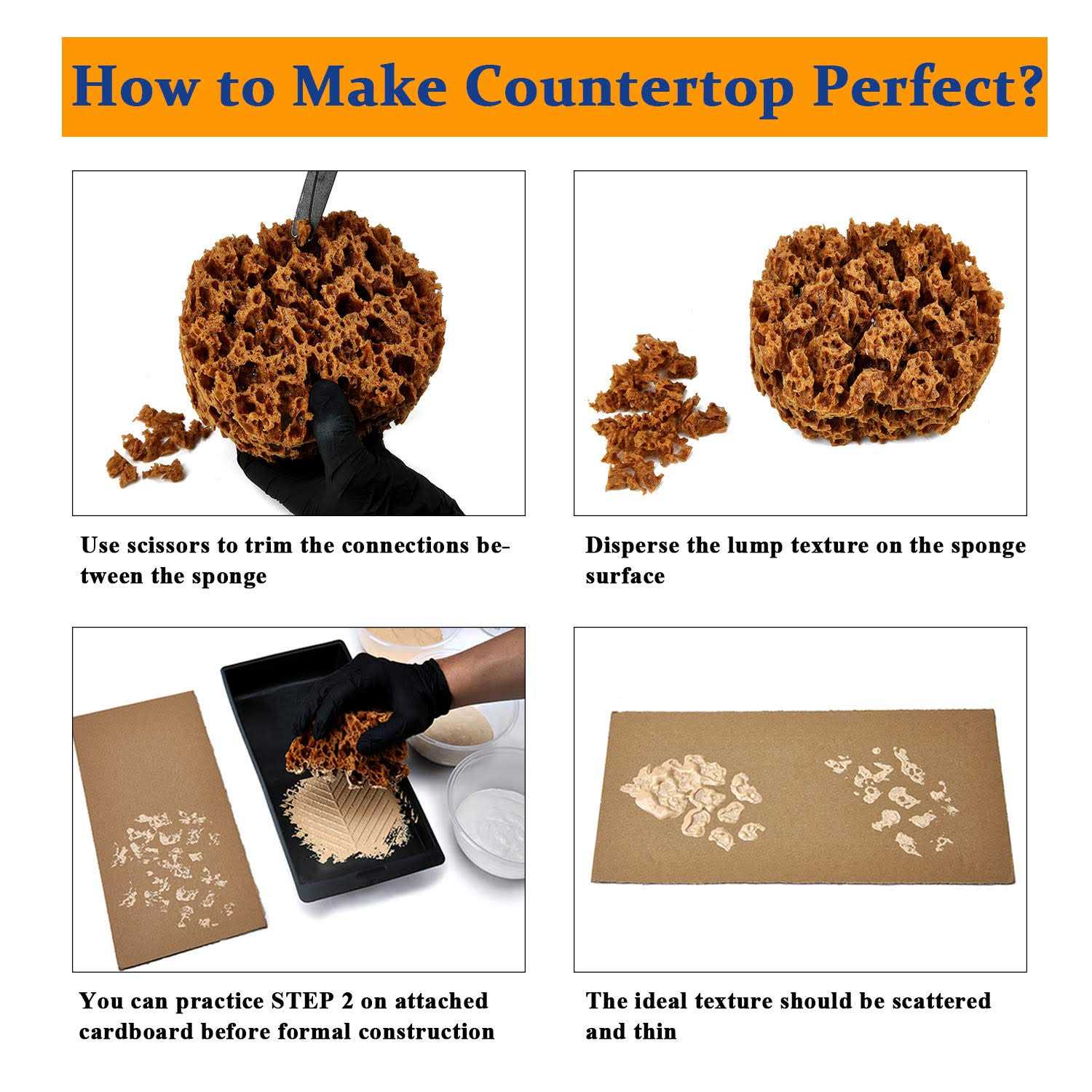 GLAINTE Granite Countertop Paint Kit Counter Top Refinishing Kit for Kitchen Bathroom - Image 4