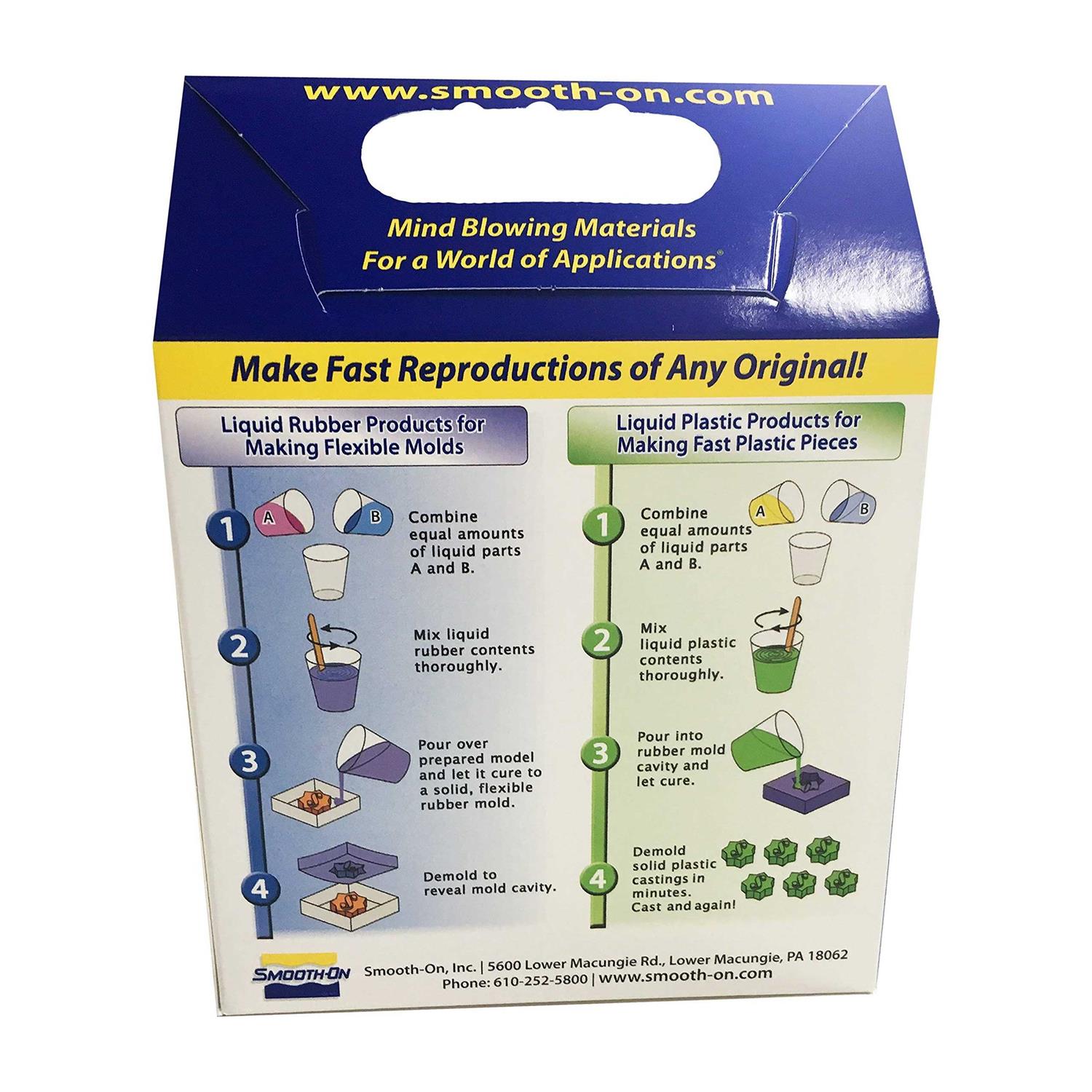 Smooth-On Dragon Skin 10 Very Fast Platinum Silicone Cure 2 Pints Kit - Image 3