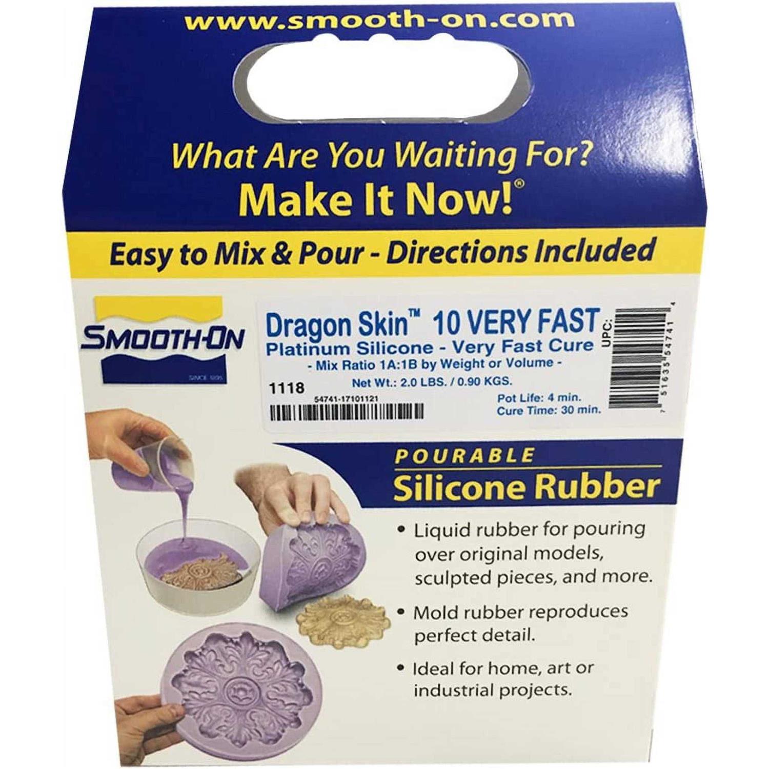 Smooth-On Dragon Skin 10 Very Fast Platinum Silicone Cure 2 Pints Kit - Image 5