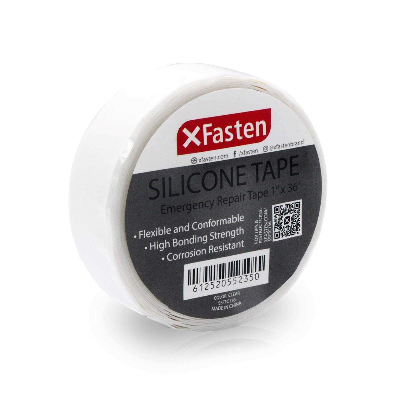 XFasten Silicone Self Fusing Tape 1-Inch x 36-Foot Silicone Tape - Image 3