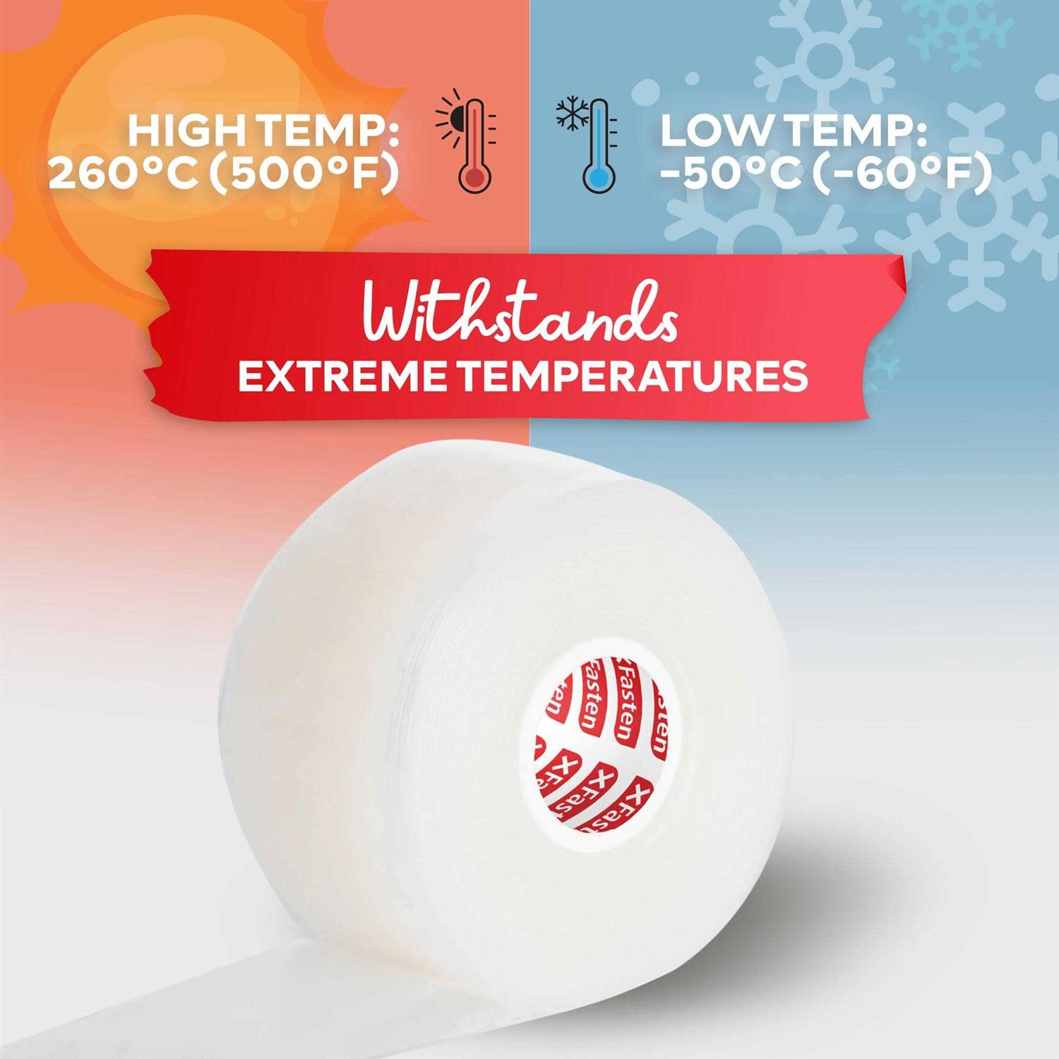 XFasten Silicone Self Fusing Tape 1-Inch x 36-Foot Silicone Tape - Image 5