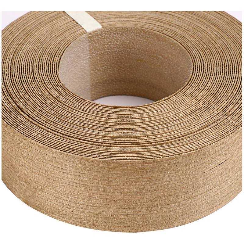 Skelang Roll Wood Veneer Edge Banding Preglued Iron-On with Hot Melt Adhesive Edgebanding Flexible Wood Tape - Image 5