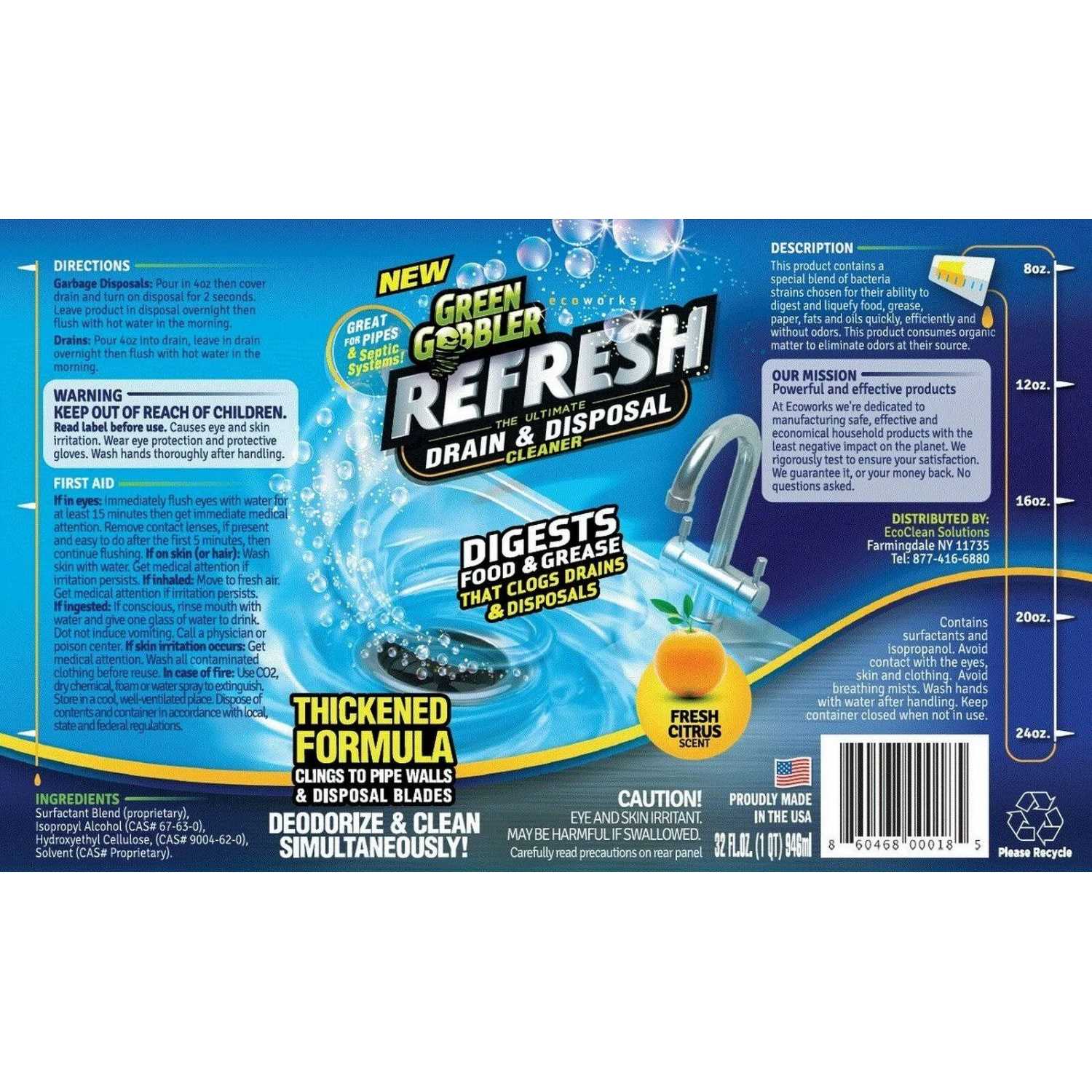 Green Gobbler Garbage Disposal Drain Cleaner - Image 4