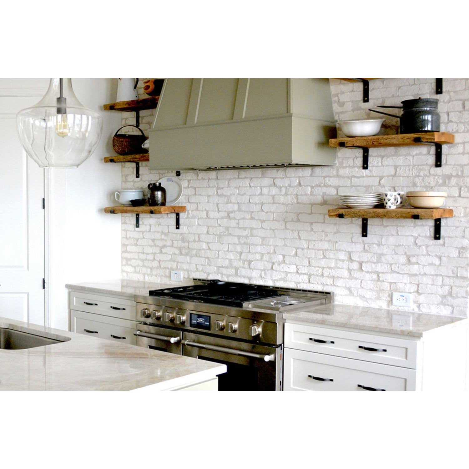 Koni Brick Old Chicago 8.20 in. x 2.50 in. Thin Brick 10.76 Sq. ft. Flats Manufactured Stone Siding - Image 3