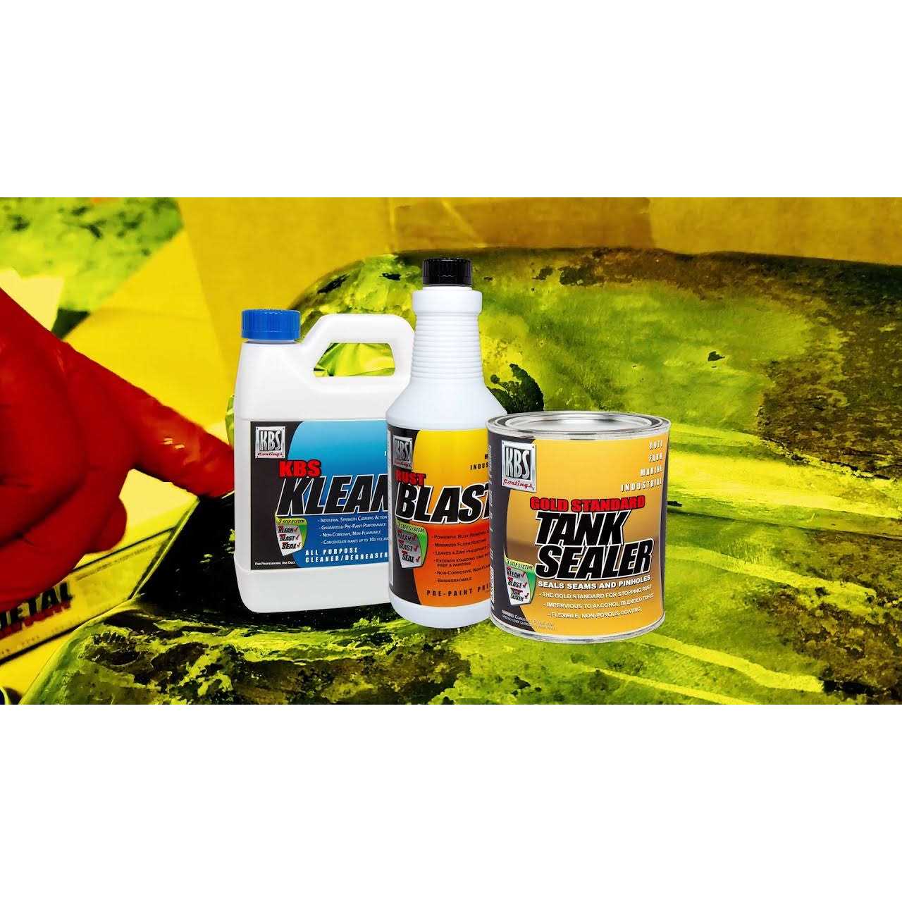 KBS Coatings 53000 Auto Fuel Tank Sealer Kit - Image 3