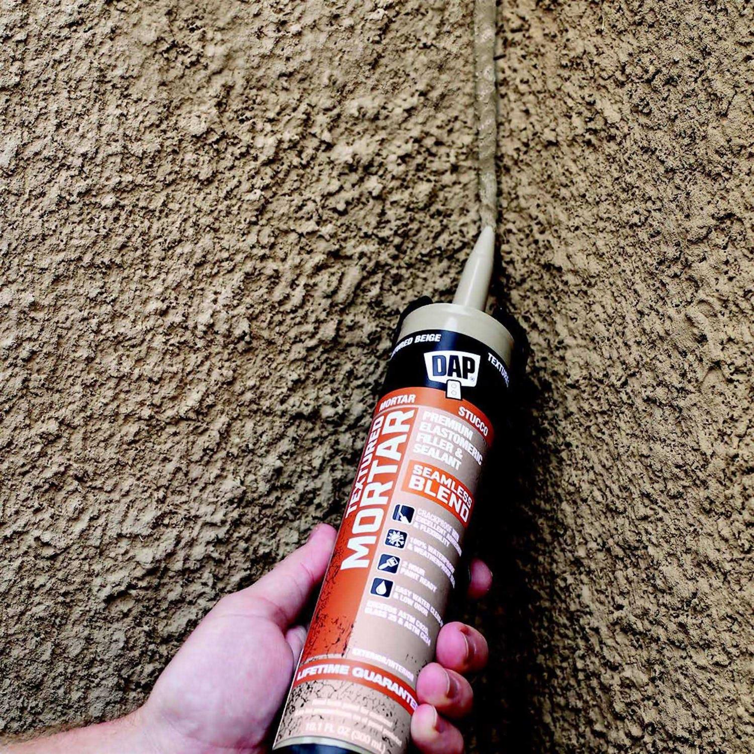 DAP Textured Mortar 10.1 oz Premium Elastomeric Filler & Sealant - Image 5