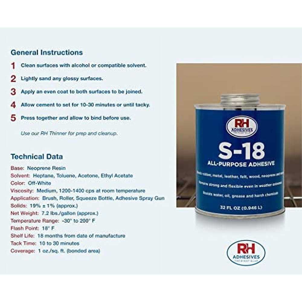 RH Adhesives S-18 All-Purpose Adhesive - Image 3