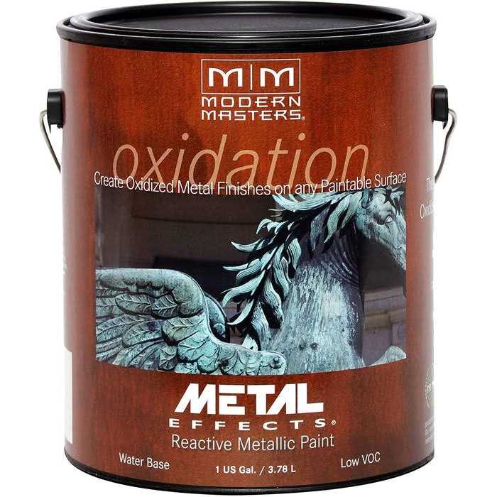 6 oz Modern Masters ME20806 Iron Metal Effects Reactive Metallic Paint - Image 4