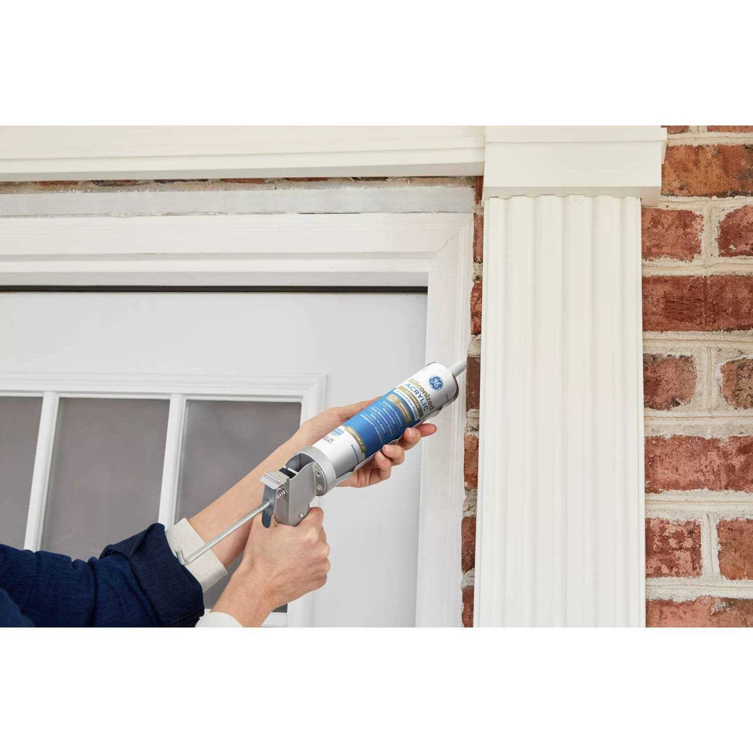 GE Siliconized Acrylic Advanced Window & Door Sealant - Image 3