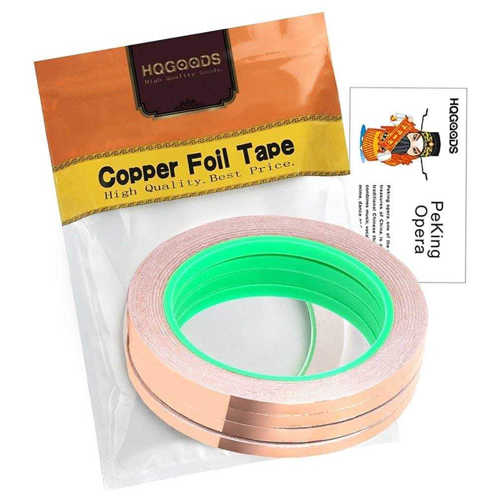 Oubaka 4 Pack Copper Foil Tape,Copper Tape Double-Sided Conductive with Adhesive for EMI Shielding,Paper Circuits - Image 3