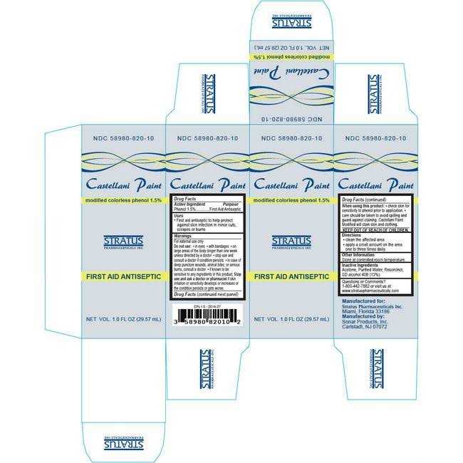 Castellani Paint 1.5% Phenol Colorless Antiseptic - Image 3
