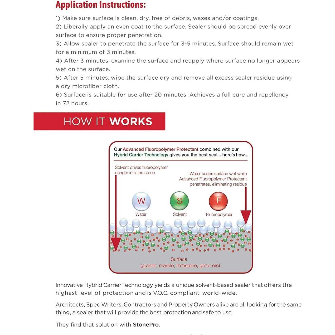 Stone Pro Porous Pro Sealer - Image 4