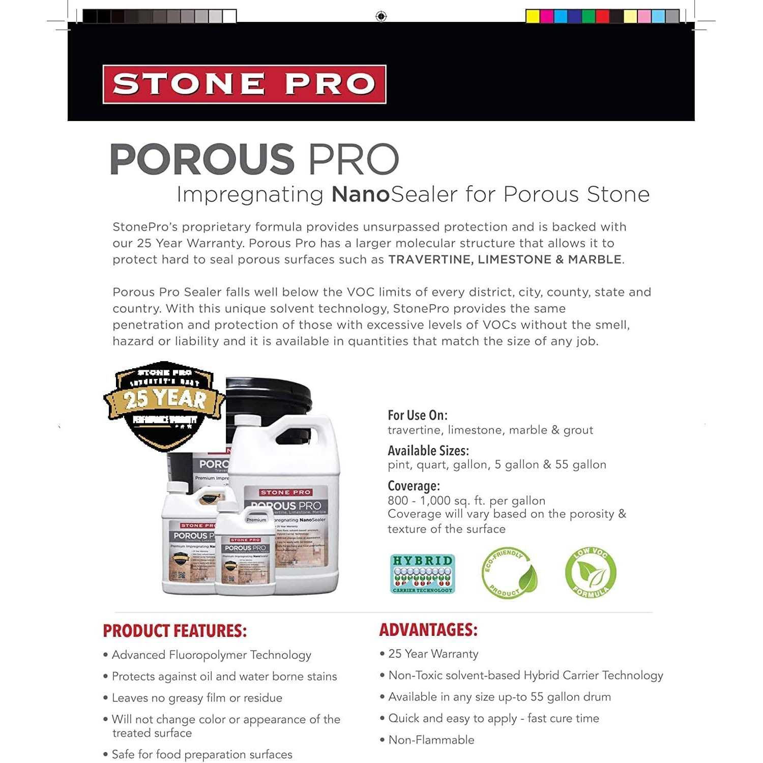 Stone Pro Porous Pro Sealer - Image 5