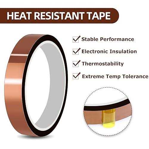 Ms Wgo High Temperature Tape Heat Tape Heat Resistant Tape Heat Transfer Tape Heat Tape For Sublimation No Residue - Image 4