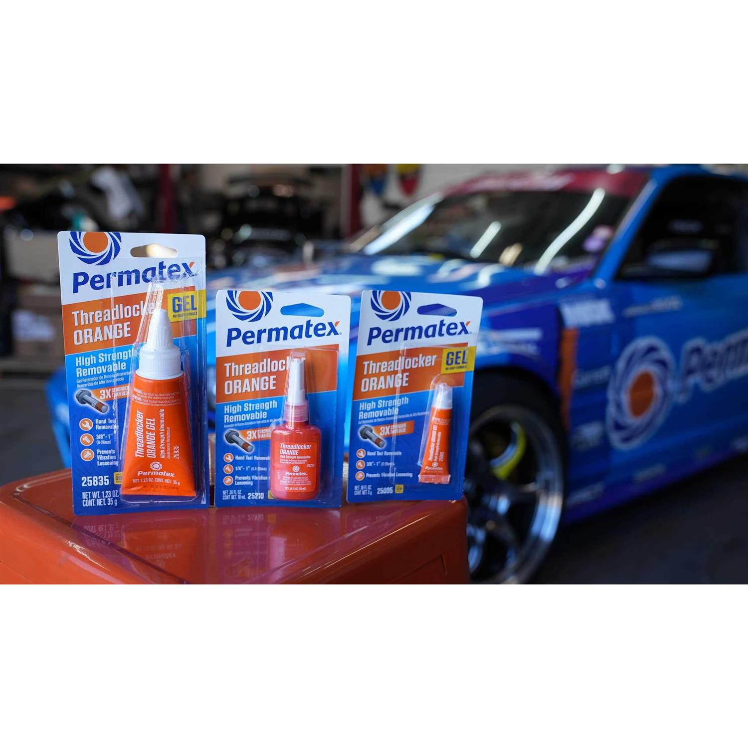 Permatex 25005 High Strength Removable Orange Threadlocker - Image 3