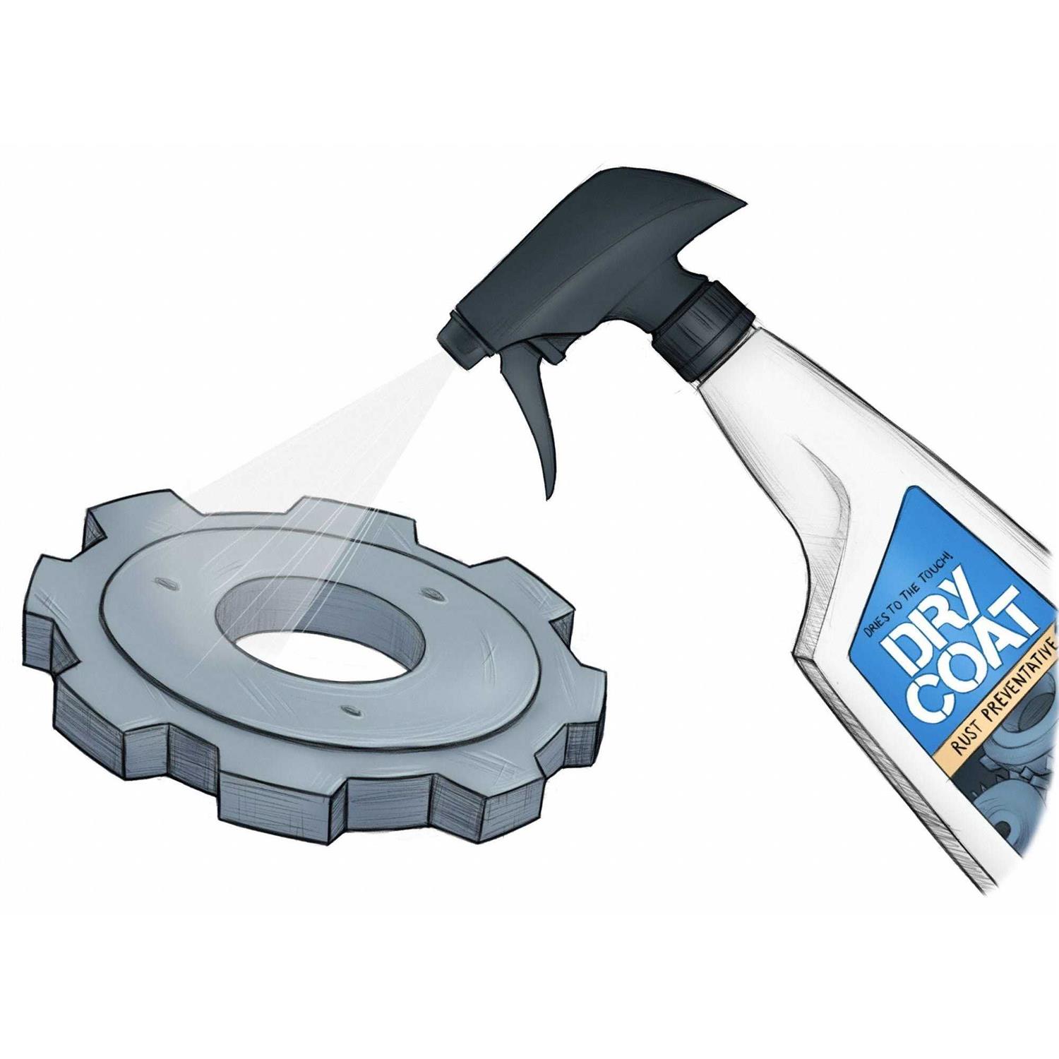 Dry Coat Rust Preventive,5 gal,Bucket DC5 - Image 4