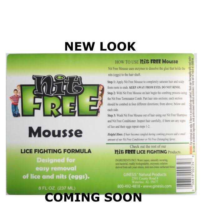 Nit Free Lice and Nit Eliminating Mousse and Nit Glue Dissolver - Image 3