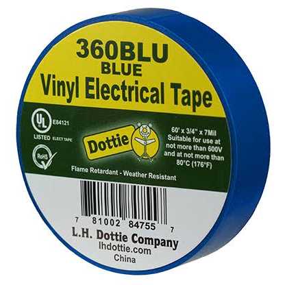 Morris Vinyl Plastic Electrical Tape 7Mil X 3/4 X 60' PVC - Image 4