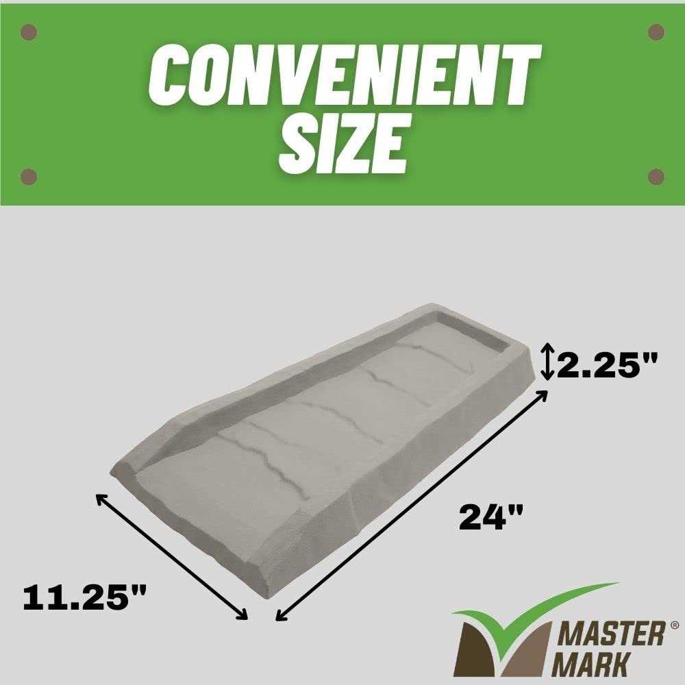 Master Mark 24 in. Splash Block Gray - Image 5