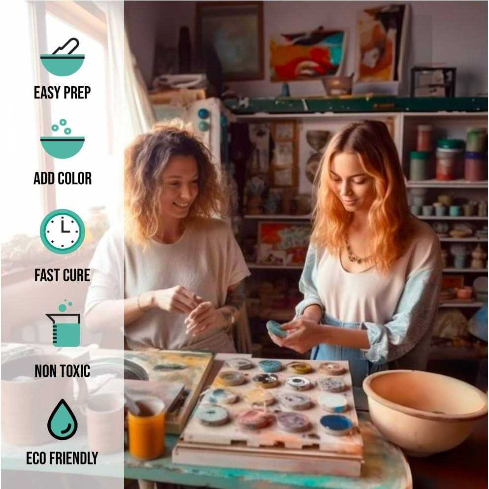 Eco Stone Eco Casting Set Non-Toxic Plaster of Paris Powder Alternative - Image 5