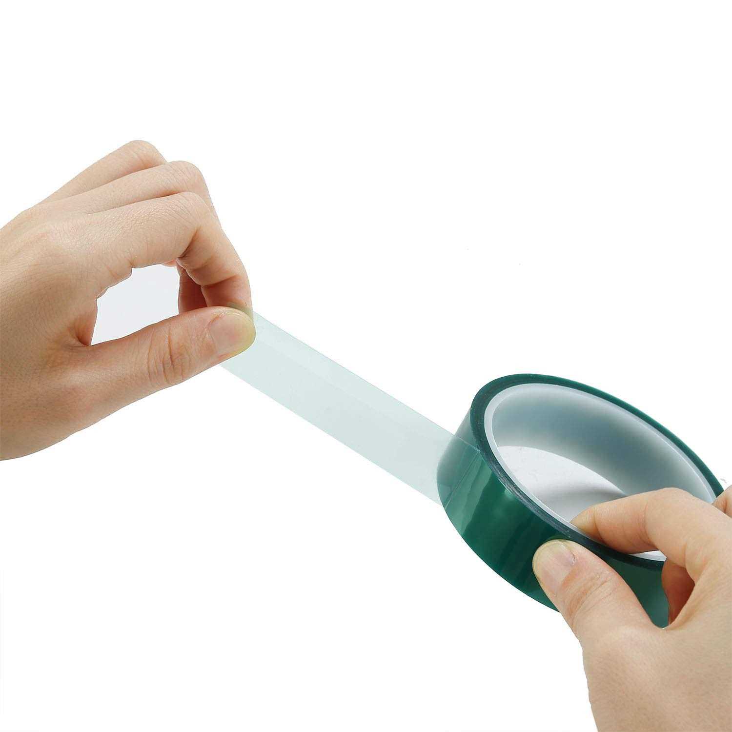 iVict 2 Roll Polyester High Temperature Masking Tape,PET Tape with Silicone Adhesive,Ideal for Painting,Powder Coating,Anodizing,Circuit Boards - Image 4