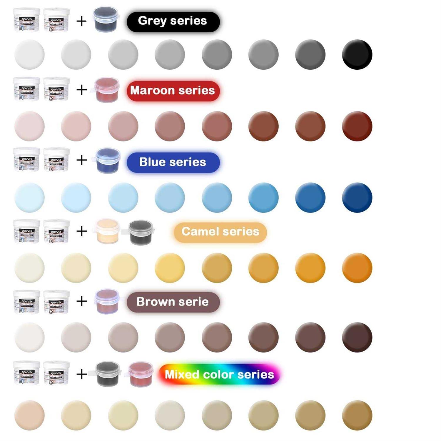 Qovvey Tile and Granite Repair Kit Marble Porcelain Quartz Countertop Paint Repair Kit - Image 4