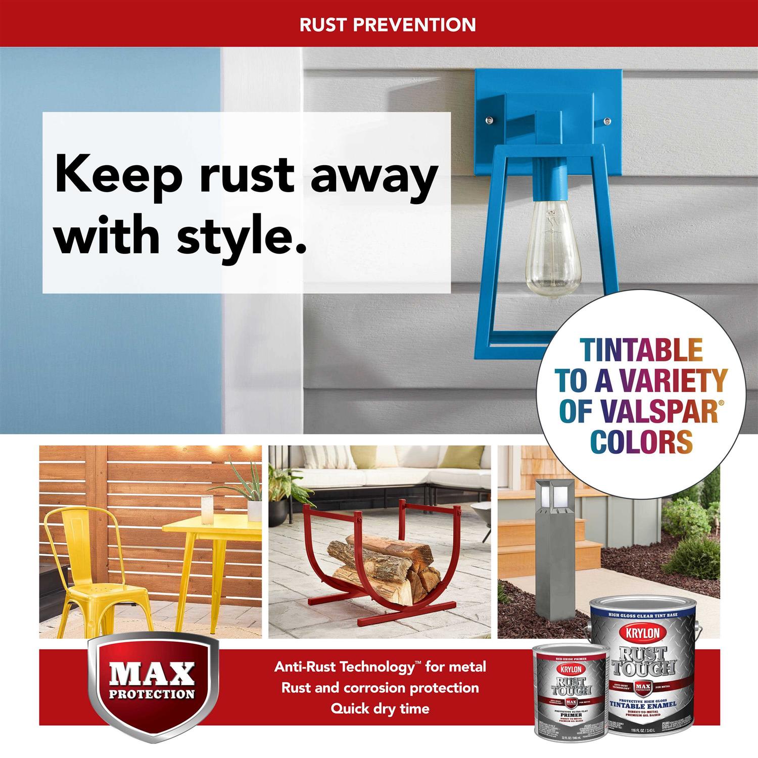 Krylon Rust Tough Oil-Based Gloss Rust Control Enamel K09750008 - Image 3