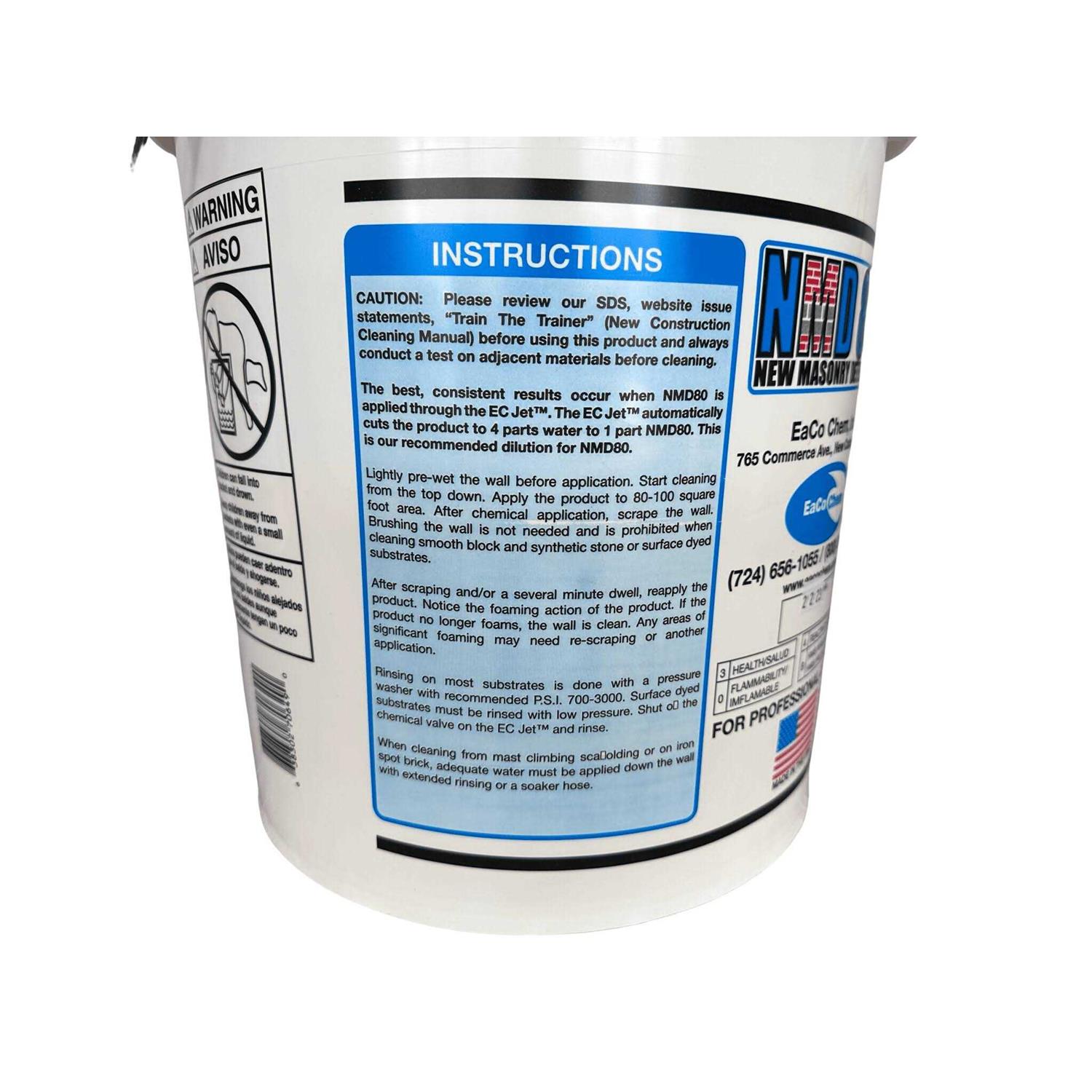 Eaco Chem NMD 80 The #1 New Masonry Detergent Powerful Safe & Effective - Image 4