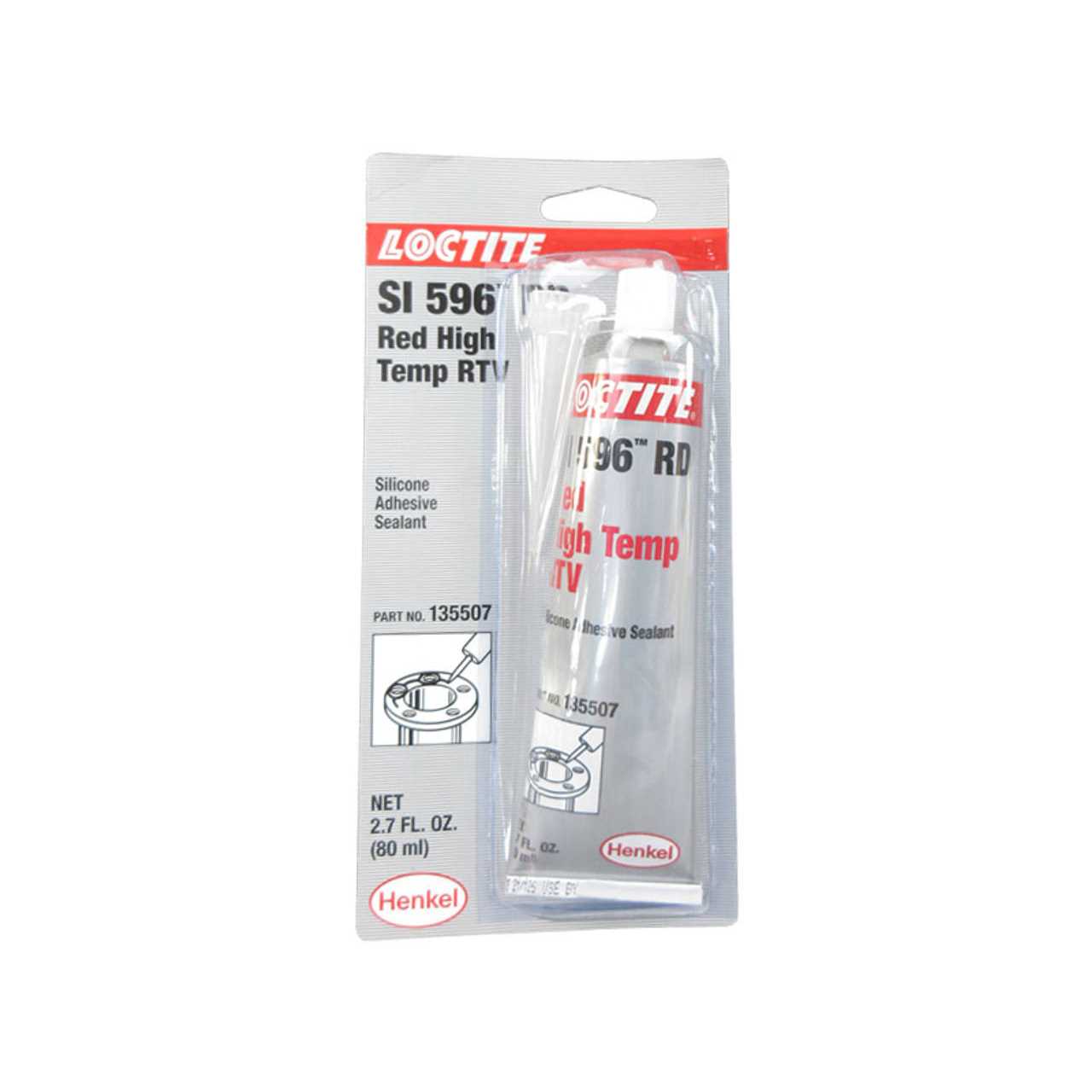 Loctite Red Superflex High Temp RTV Silicone Adhesive Sealant 135507 - Image 5