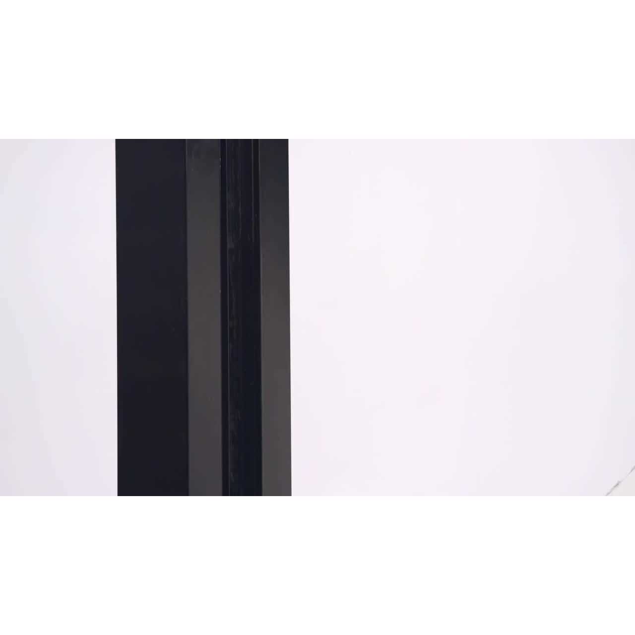 HOFT Line Post Kit 73 in. x 3 in. x 3 in. Black Aluminum Fence Line Post and Hardware - Image 3