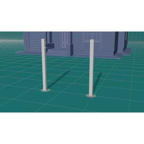 Veranda Linden H x 8 ft. W White Vinyl Privacy Fence Panel Kit - Image 3