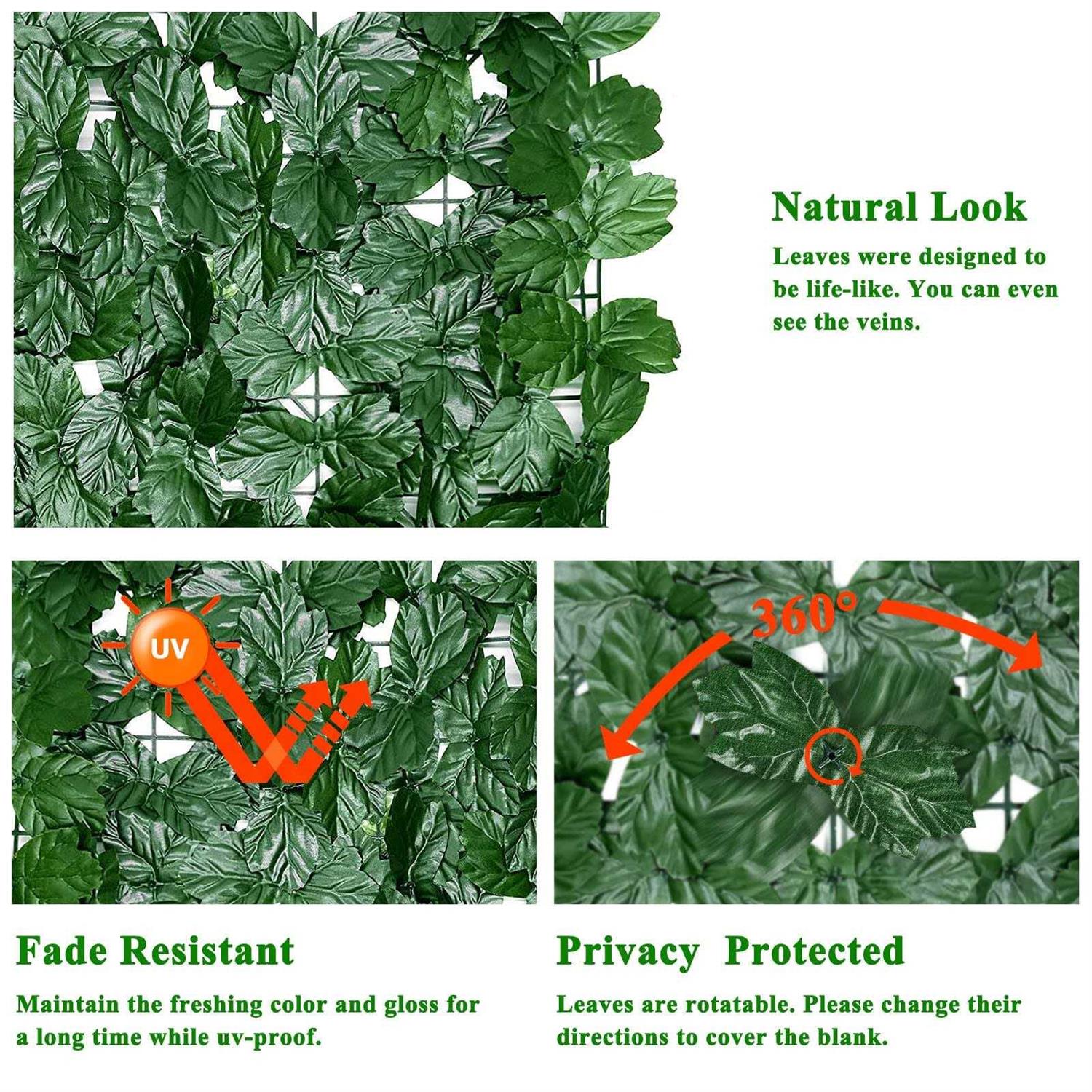 iCover Artificial Ivy Privacy Fence Screen Faux - Image 3