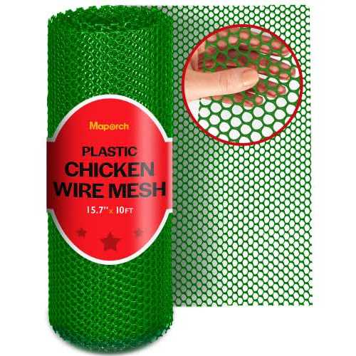 MAPORCH Plastic Wire Mesh Fence 157in x 10FT Roll - Image 3