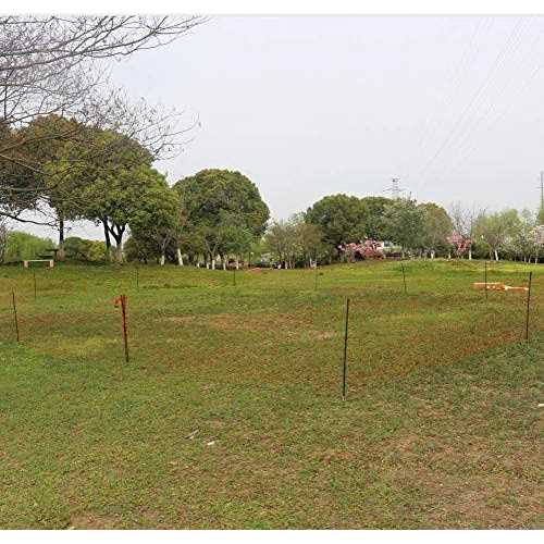 Electric Fence Netting/Temporary Fence Sheep Netting with 14 Posts 2 Spikes 3.6' H x 164' L for Sheep - Image 4