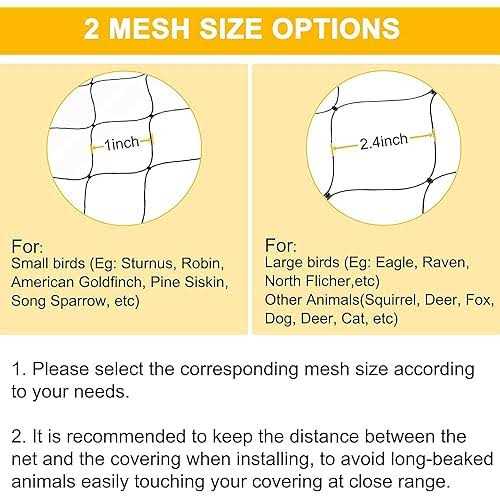 BSTPCOO Bird Net 1 Mesh Nylon Bird Netting for garden - Image 5