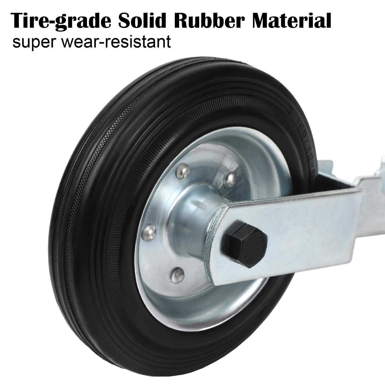 Mofeez Gate Wheel for Metal Swing Gate with 1-5/8 Thru 2 Gate Frames - Image 3