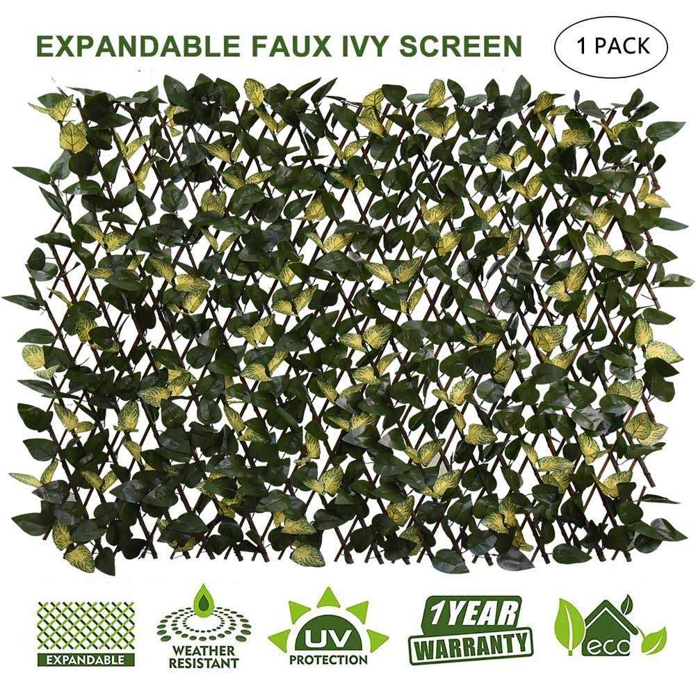 GLANT Expandable Fence Privacy Screen for Balcony Patio Outdoor,Decorative Faux Ivy Fencing Panel,Artificial Hedges - Image 5
