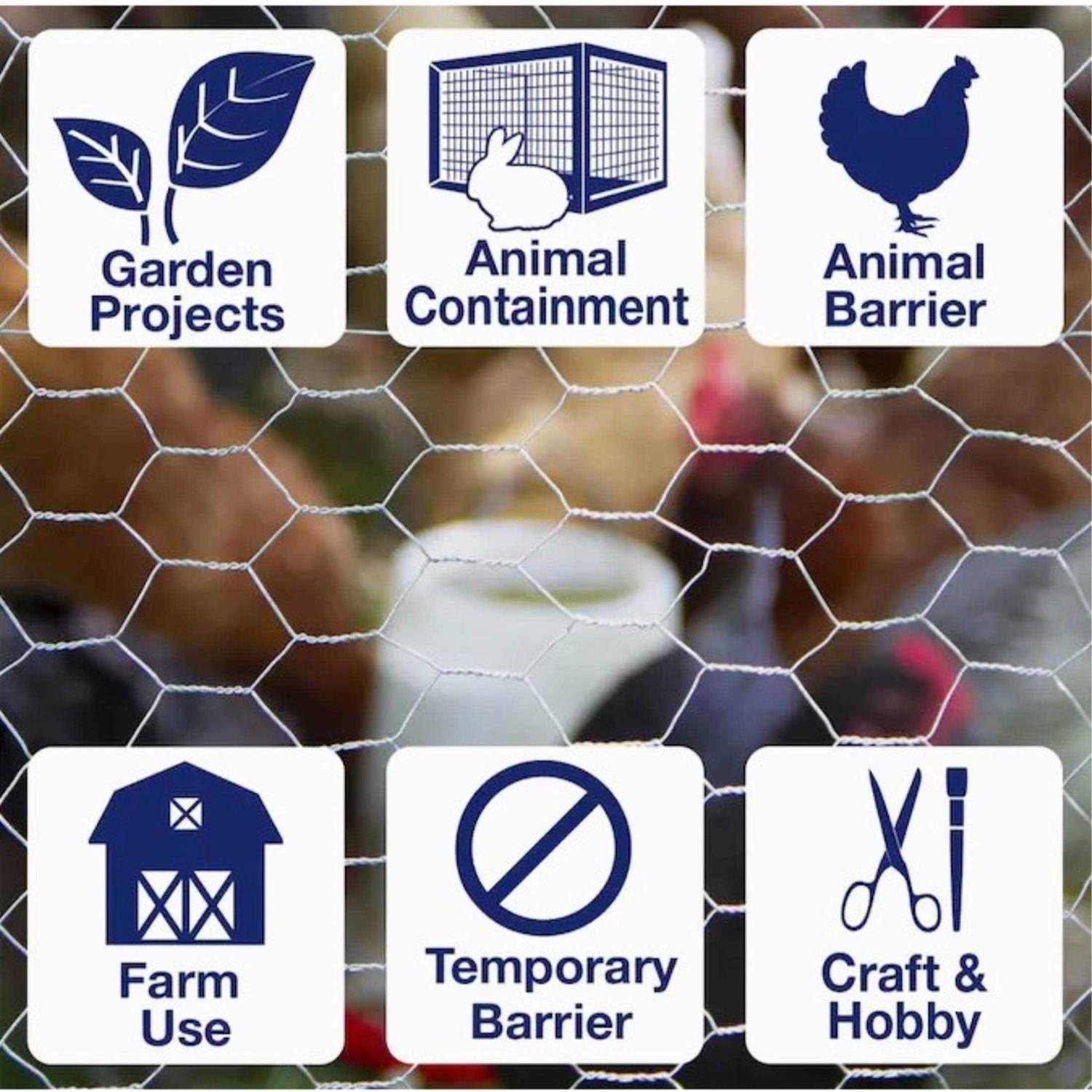 Garden Zone Galvanized Hex Netting - Image 5